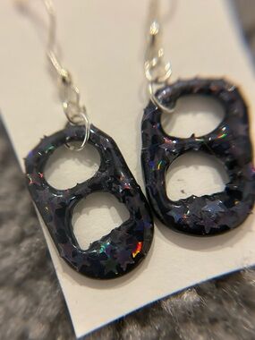 Soda tab earrings